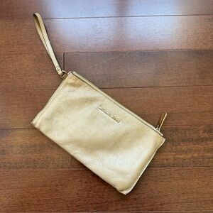 {Michael Kors} Gold Wristlet
